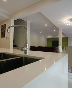 Sydney Bathroom Renovators - Big white tiled bathtub