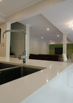 Sydney Bathroom Renovators - Big white tiled bathtub