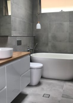 Grey Tile Bathroom Ideas Sutherland Shire